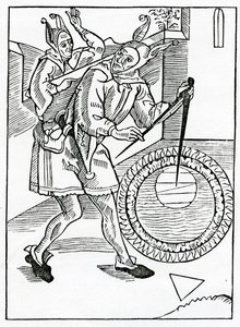 Of the Folly of Description and Inquisition of Various Countries and Regions, illustration from Alexander Barclay